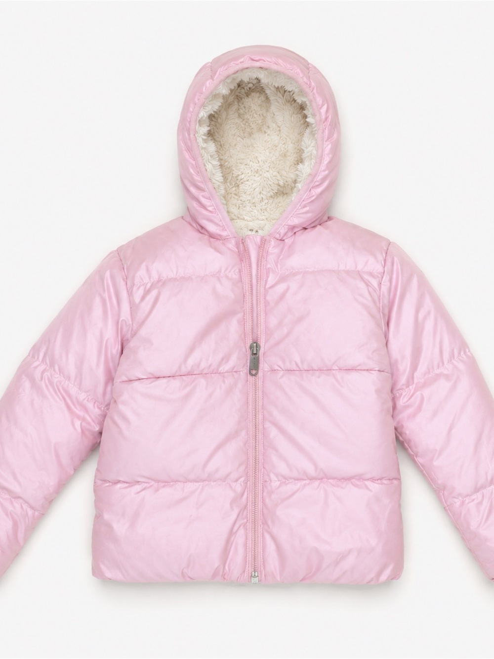 The North Face Baby Girls Pink Hooded Puffer Jacket Size 18 to 24 Months